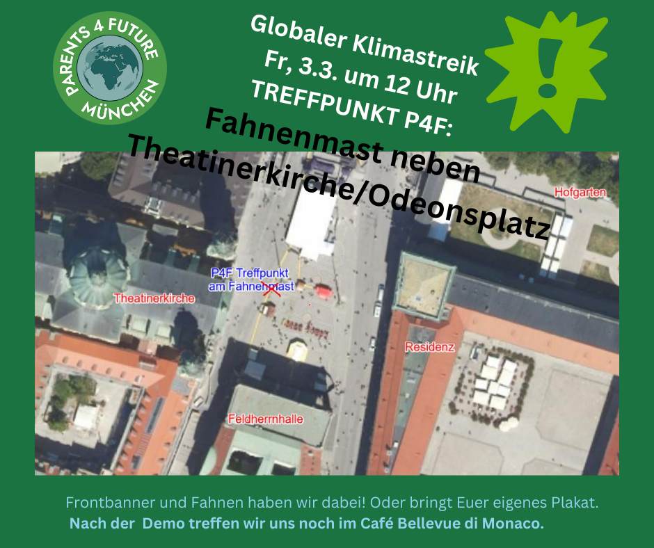 Treffpunkt der P4F beim Globalen Streik