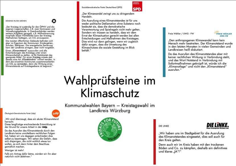 Wahlprüfsteine FFF