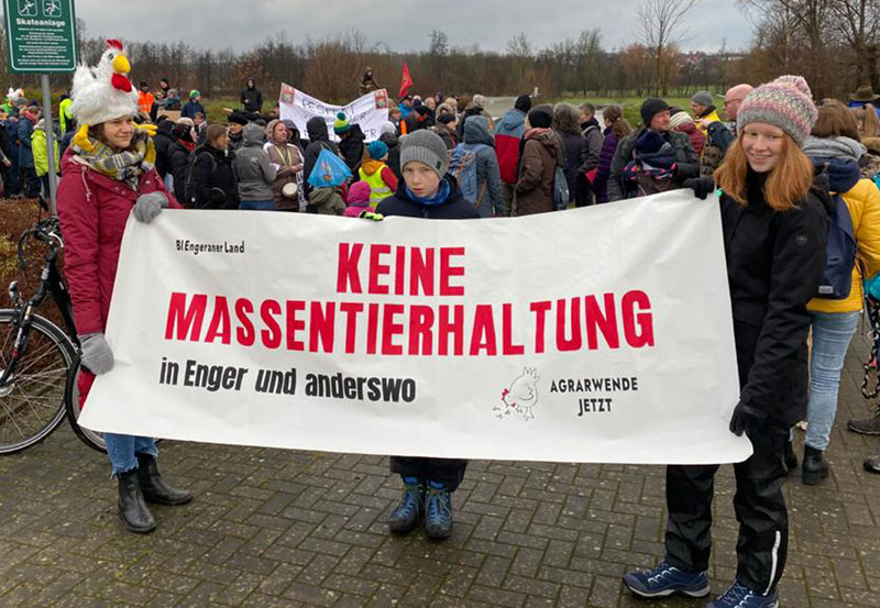 Keine Massentierhaltung in Enger und anderswo