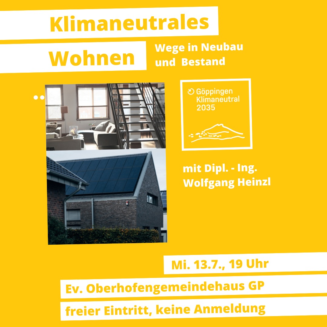 Sharepic Klimaneutrales Wohnen