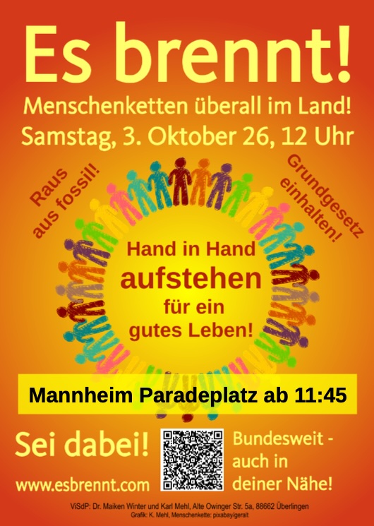 Es brennt - Sharepic