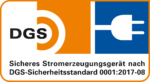 Logo DGS Norm für Steckersolargeräte