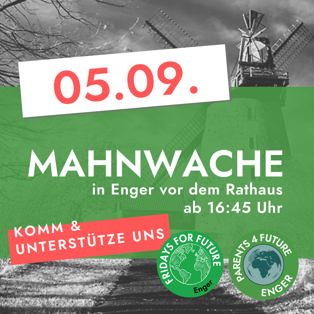 Mahnwache am 05.09.19