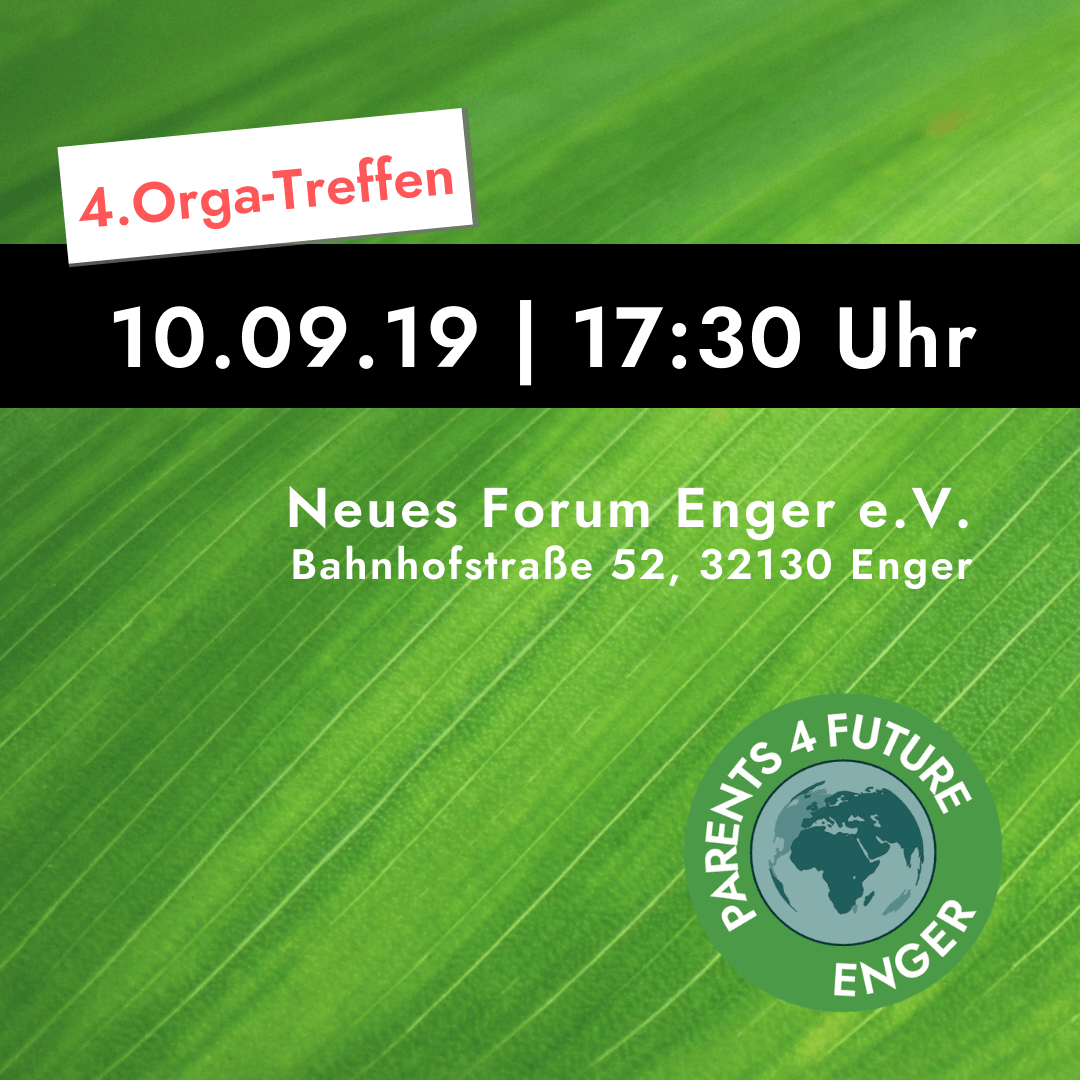 4. Orga-Treffen der P4F Enger