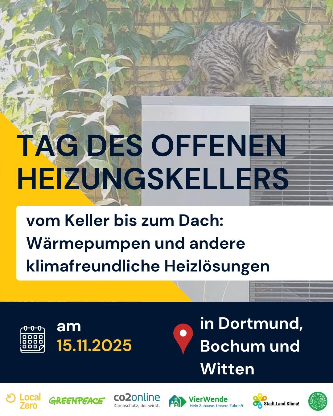 Ankündigung für den Tag des offenen Heizungskellers