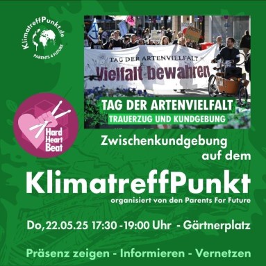 Klimatreffpunkt am 22.5.2025, 17:30 am Gärtnerplatz in Müchen