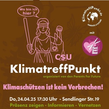 Klimatreffpunkt München, Sendlinger Str. 19, 24.04.2025, 17:30 h
