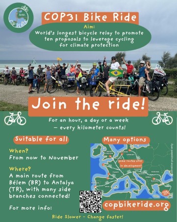 COP 31 Bike Ride