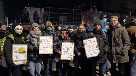 IKGL bei Demo gegen Rechts