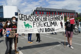 Geowissenschaften Uni Bonn mit Transpi