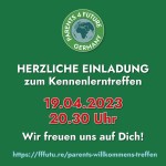 19.4.2023 von 20:30 - 21:30 Uhr - Kennenlerntreff