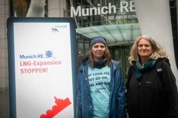 Munich Re LNG Expansion Stoppen
