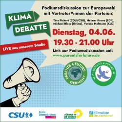 04.06.2024: Podiumsdiskussion zur EU-Wahl