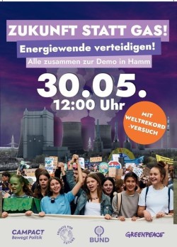 Demo am 30.05.2026 in Hamm - Zukunft statt Gas
