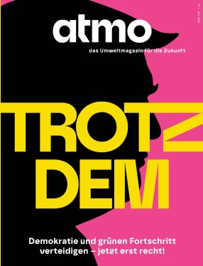 Titelseite der ersten atmo-Ausgabe