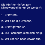 WAS WIR HEUTE ÜBERS KLIMA WISSEN