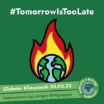 Impressionen vom Klimastreik am 3. März 2023: Hamburg, München, Berlin, Köln
