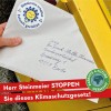 Brief an Bundespräsident Steinmeier wir abgeschickt