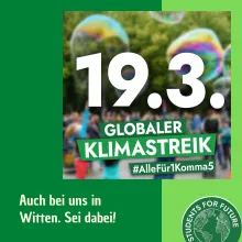 Globaler Klimastreik - #AlleFür1Komma5