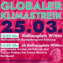 Globaler Klimastreik 25.03.22